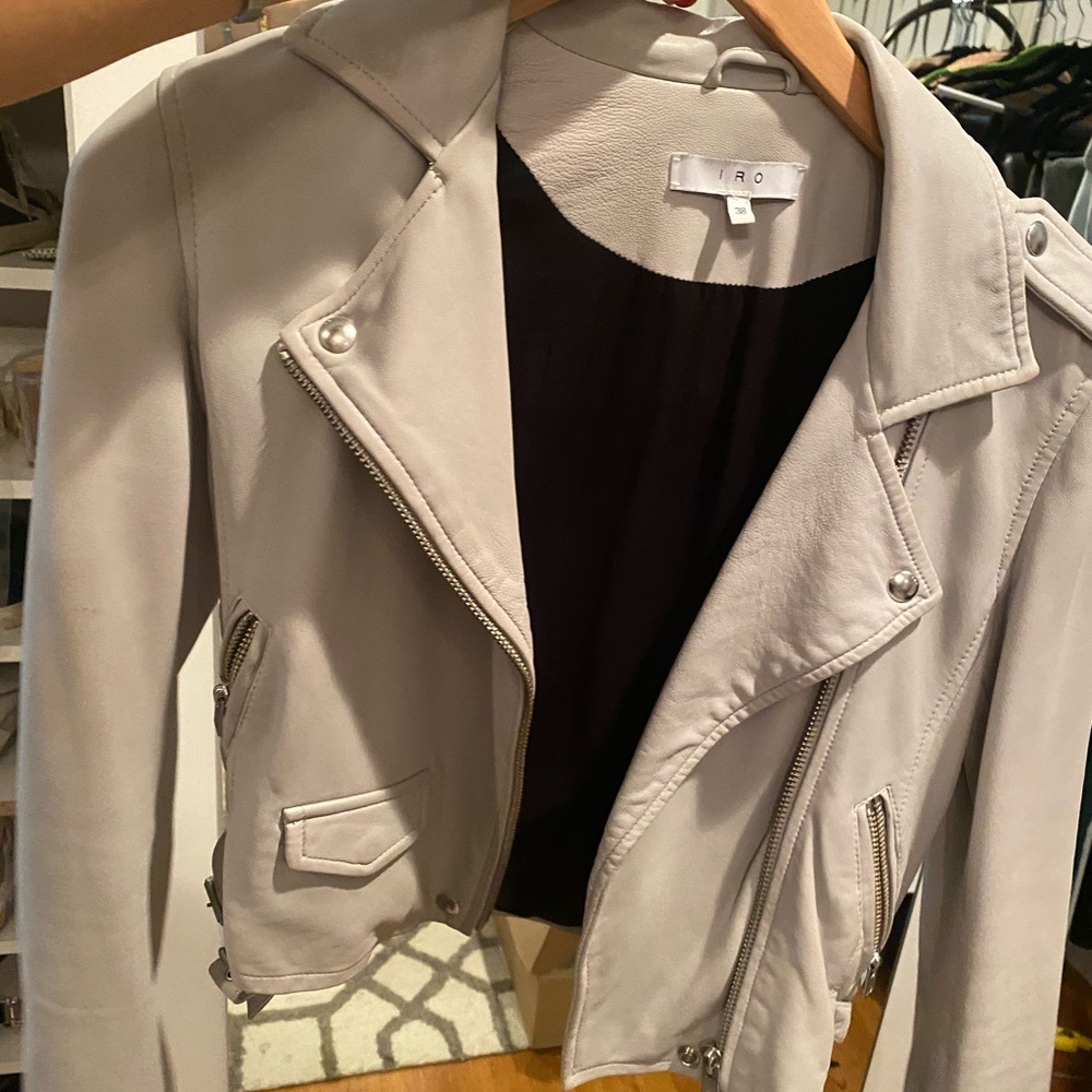 Iro Ashville leather moto jacket